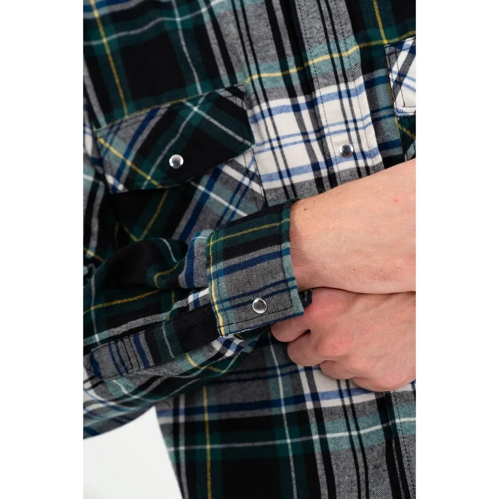 Erigo Flannel Shirt Nero Emerald Unisex sold by Erigo product image thumbnail 5
