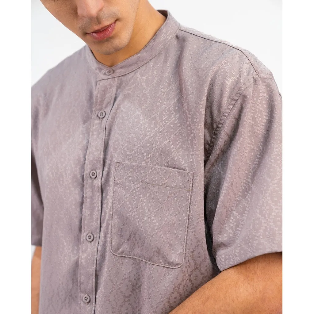 Erigo Shanghai Airaz Short Sleeve Cream - Kemeja Koko Lengan Pendek Unisex sold by Erigo product image thumbnail 4
