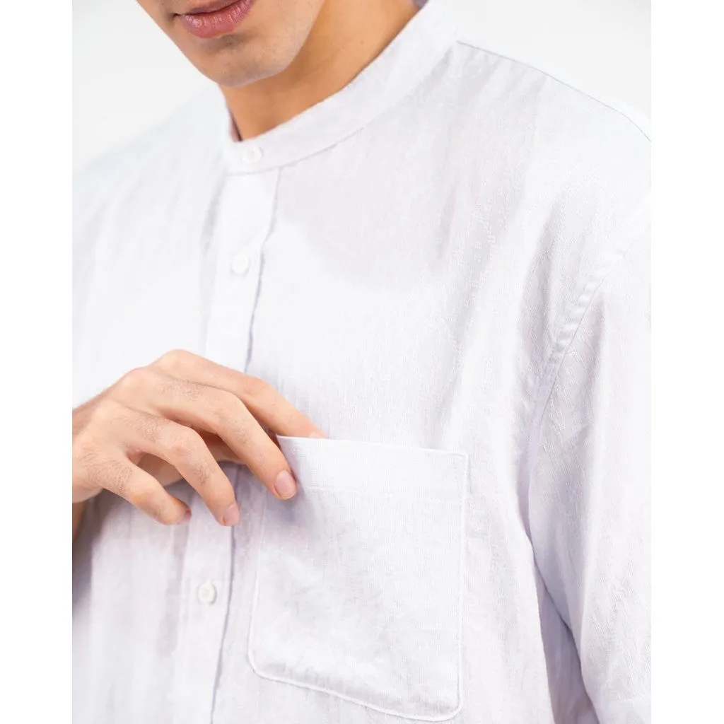 Erigo Shanghai Ashars Short Sleeve White - Kemeja Koko Lengan Pendek Unisex sold by Erigo product image thumbnail 4