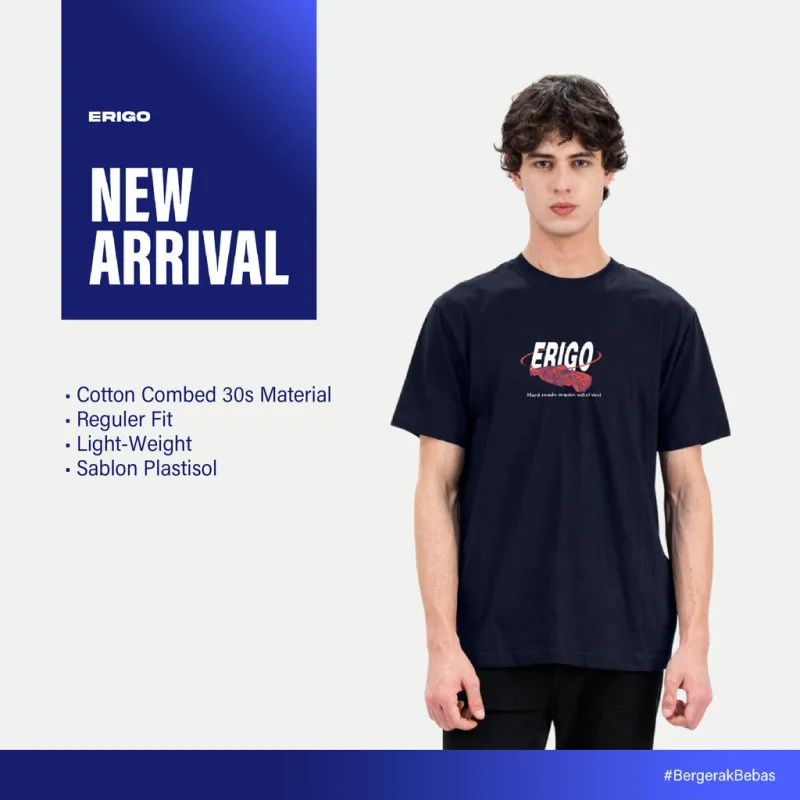 Erigo T-Shirt Axle Navy - Kaos Unisex sold by Erigo