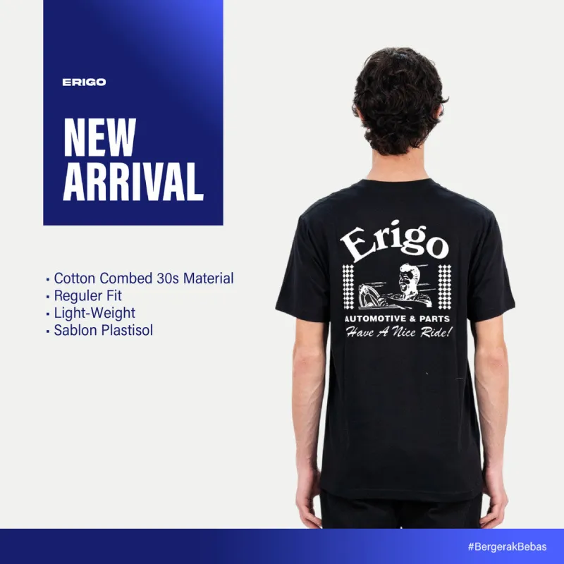 Erigo T-Shirt Anderson Black - Kaos Unisex sold by Erigo