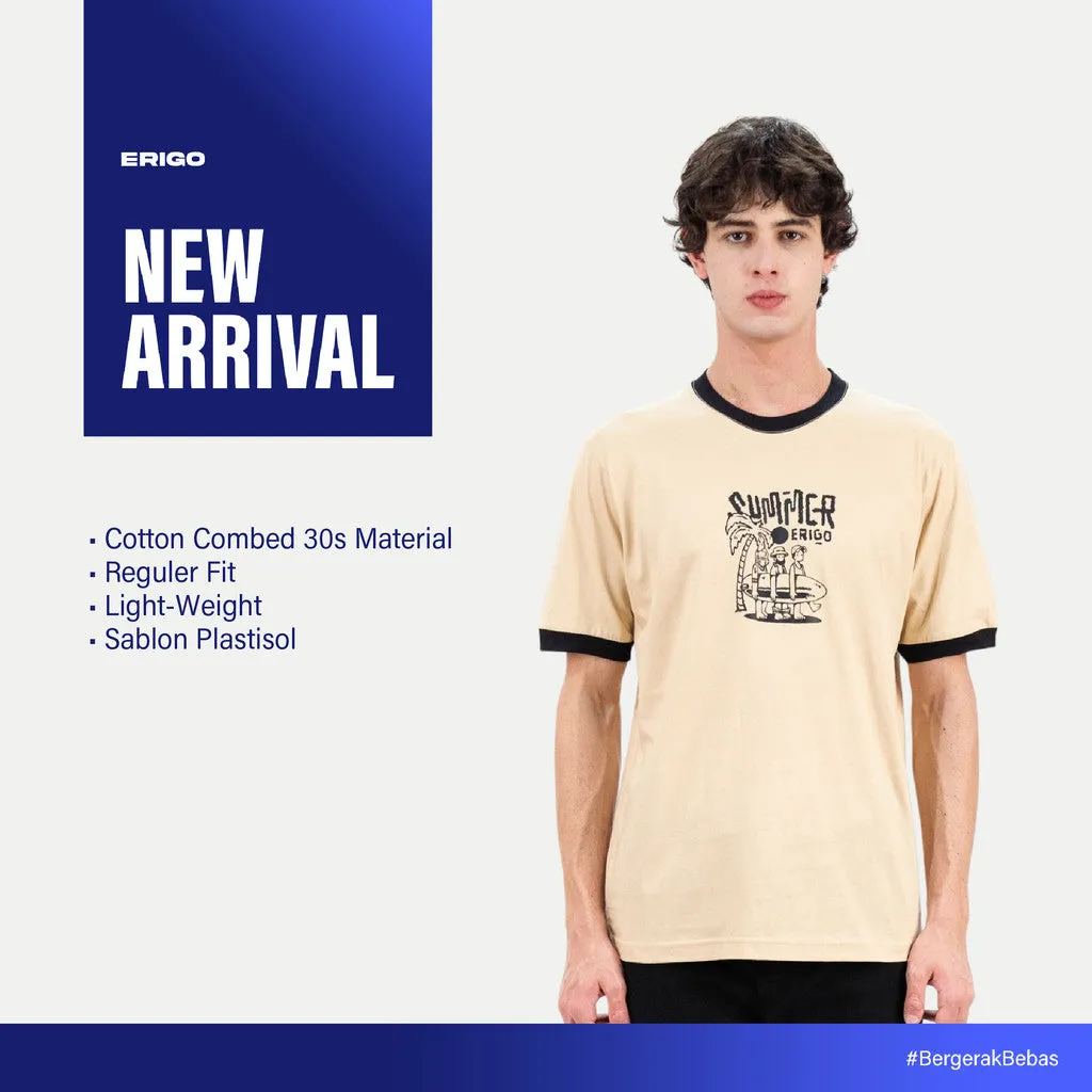 Erigo T-Shirt Ring Tee Wisher Cream - Kaos Unisex sold by Erigo