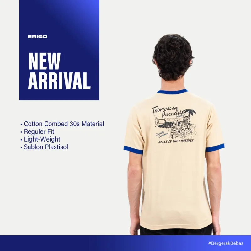 Erigo T-Shirt Ring Tee Wilbur Cream - Kaos Unisex sold by Erigo