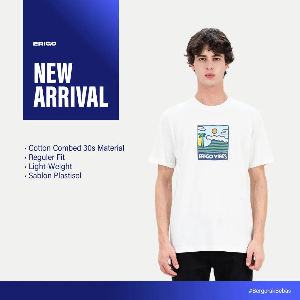 Erigo T-Shirt Wilfred White - Kaos Unisex sold by Erigo