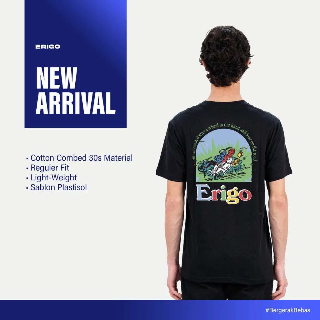 Erigo T-Shirt Atom Black - Kaos Unisex sold by Erigo