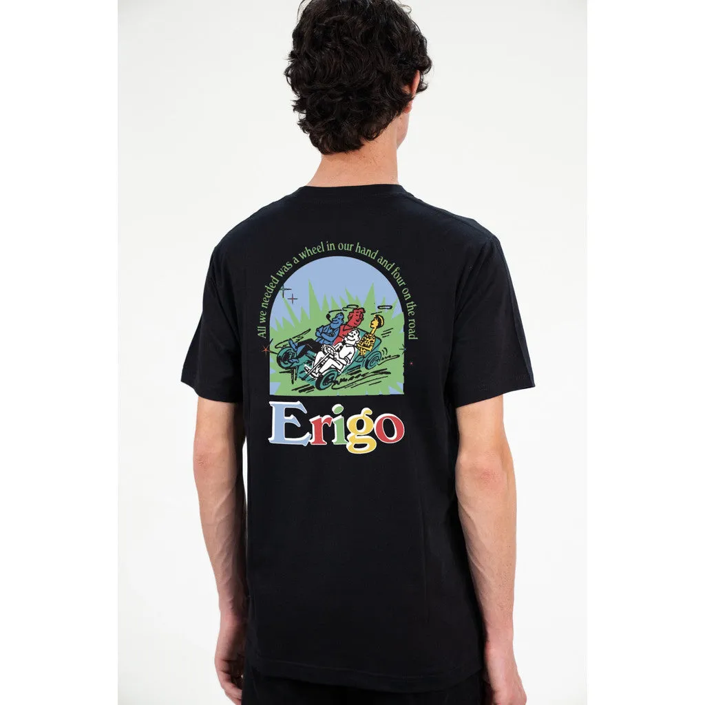 Erigo T-Shirt Atom Black - Kaos Unisex sold by Erigo product image thumbnail 4