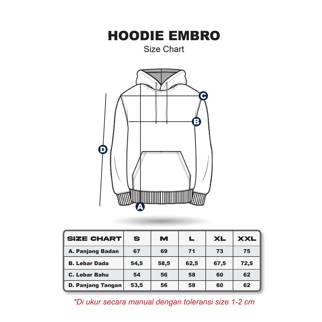 Erigo Hoodie Embro Nerender Asphalt - Jaket Hoodie Unisex sold by Erigo product image thumbnail 5