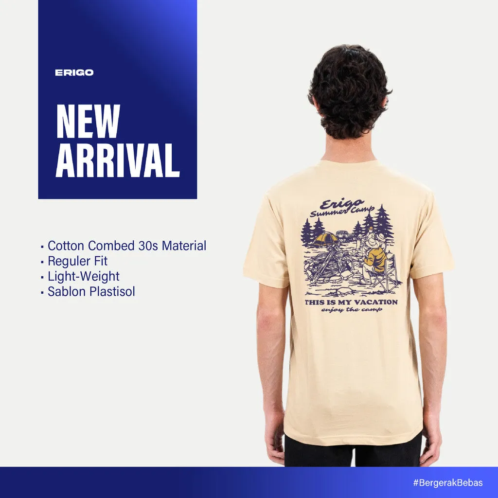 Erigo T-Shirt Salix Khaki - Kaos Unisex sold by Erigo