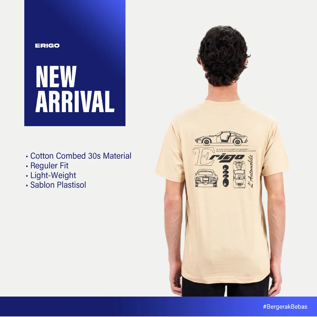 Erigo T-Shirt Azera Khaki - Kaos Unisex sold by Erigo