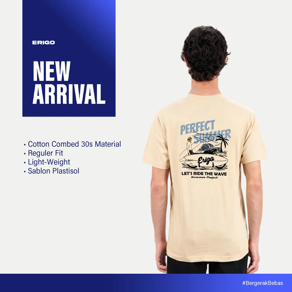 Erigo T-Shirt Stellan Khaki - Kaos Unisex sold by Erigo