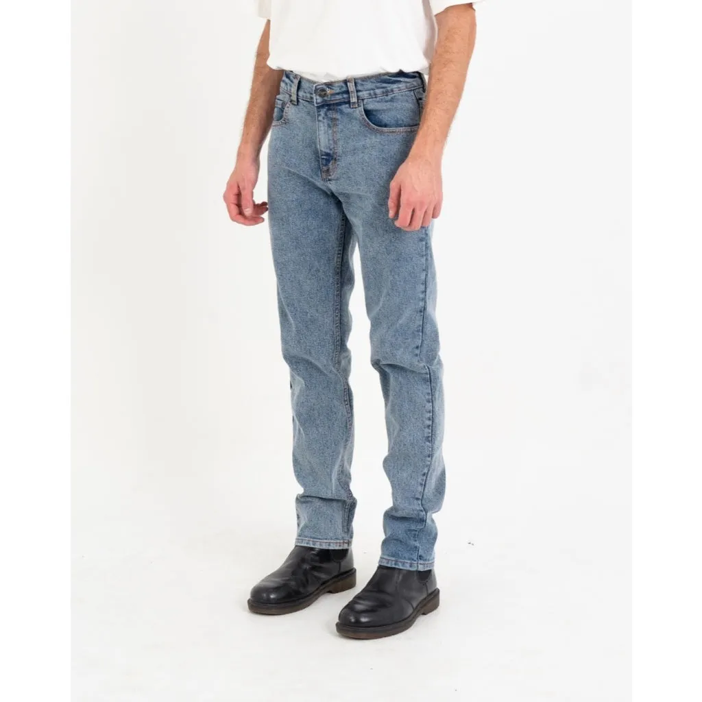 Erigo Denim Pants Efron Medium Blue Sand Wash - Celana Panjang Denim Unisex sold by Erigo product image thumbnail 4