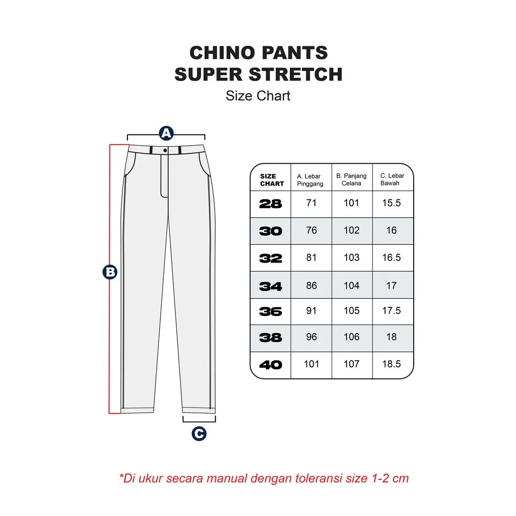Erigo Chino Pants Flexi Fit Valery Grey - Celana Panjang Chino Unisex sold by Erigo product image thumbnail 5