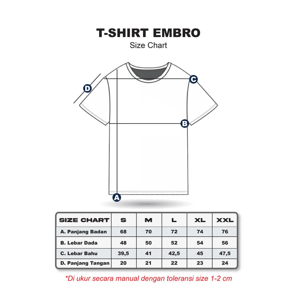 Erigo T-Shirt Embro Vedad Navy - Kaos Unisex sold by Erigo product image thumbnail 5