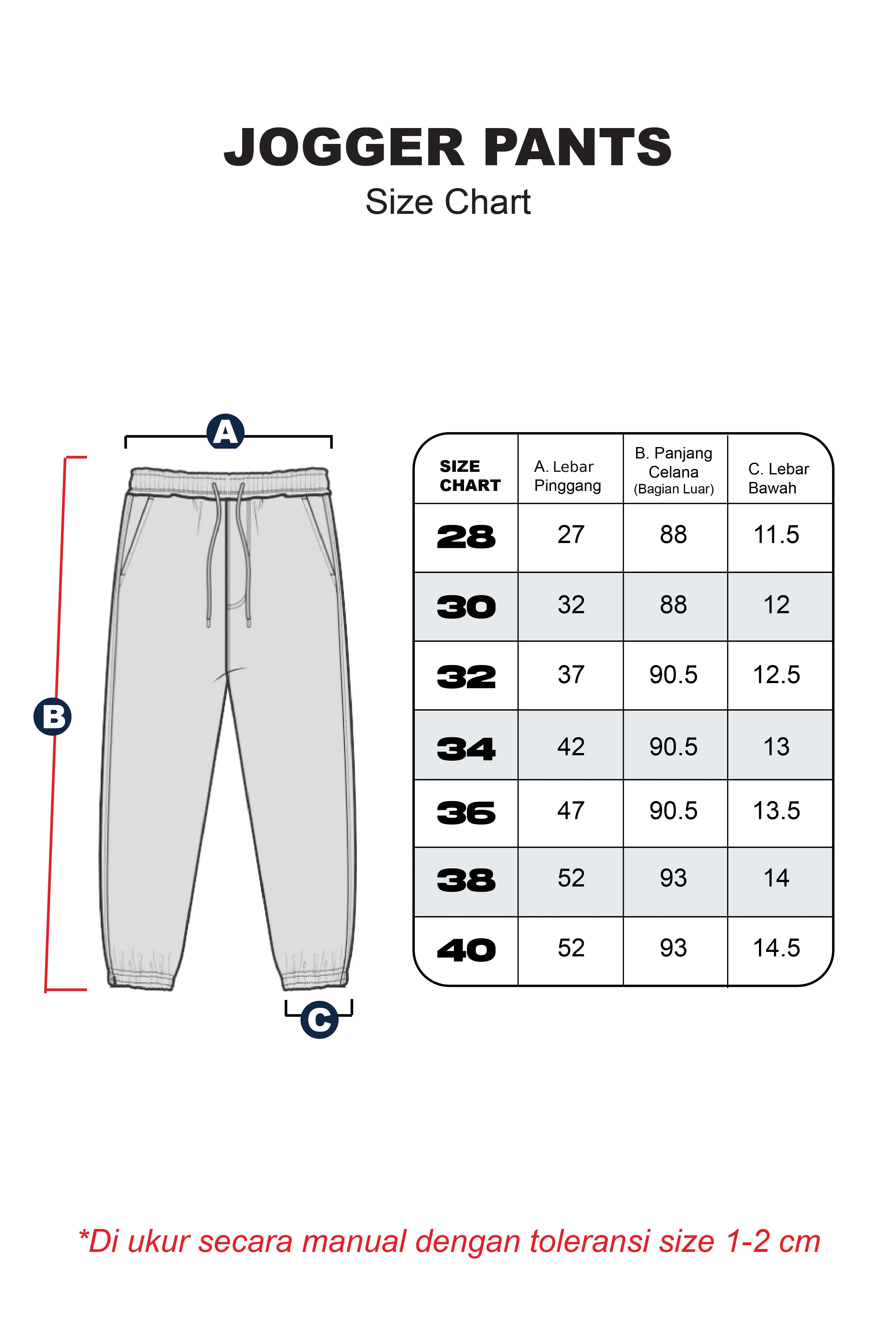 Erigo Jogger Pants Flexi Fit Raffael Navy - Celana Panjang Jogger Unisex sold by Erigo product image thumbnail 5