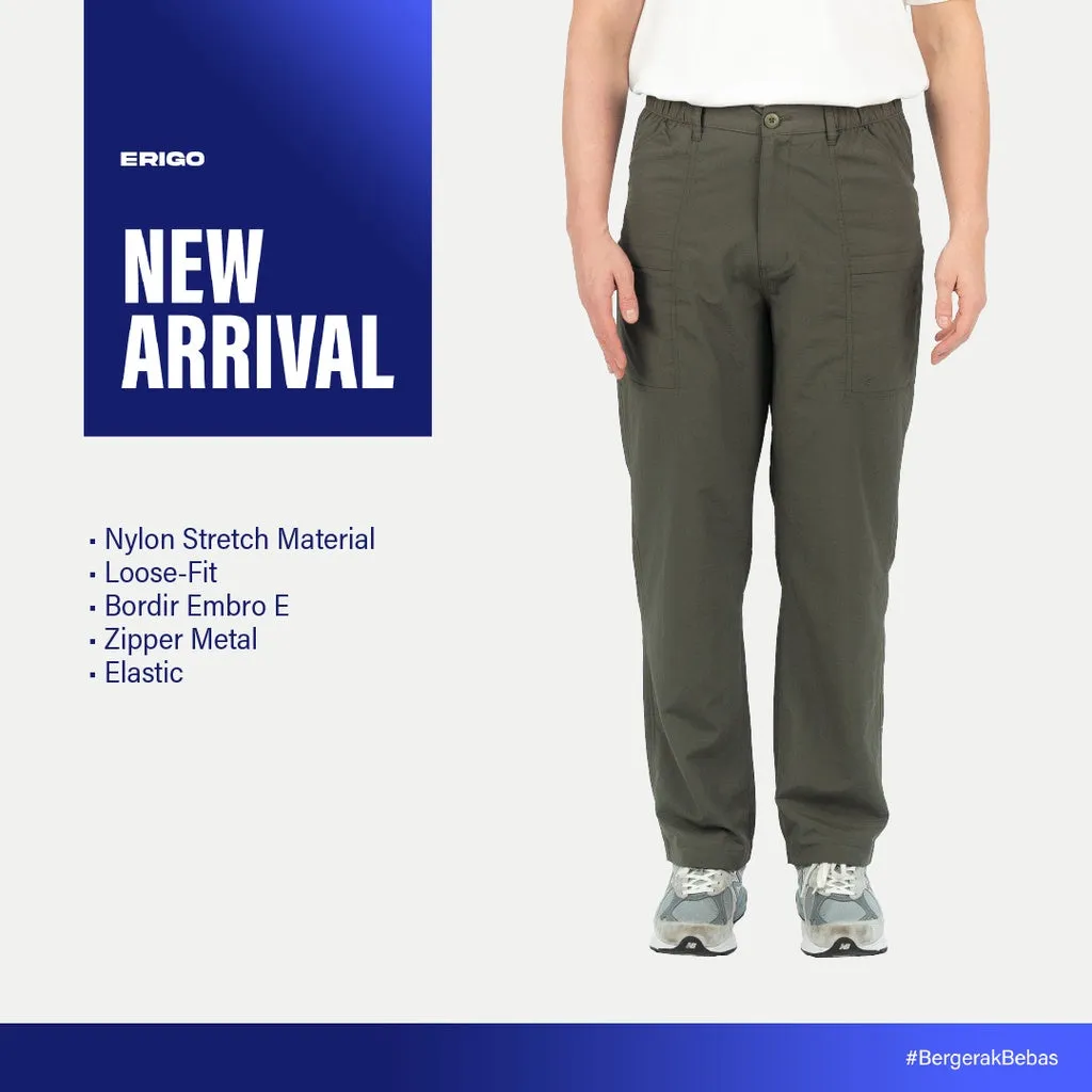 Erigo Cargo Pants Ut Stellan Pebble - Celana Panjang Cargo Unisex sold by Erigo