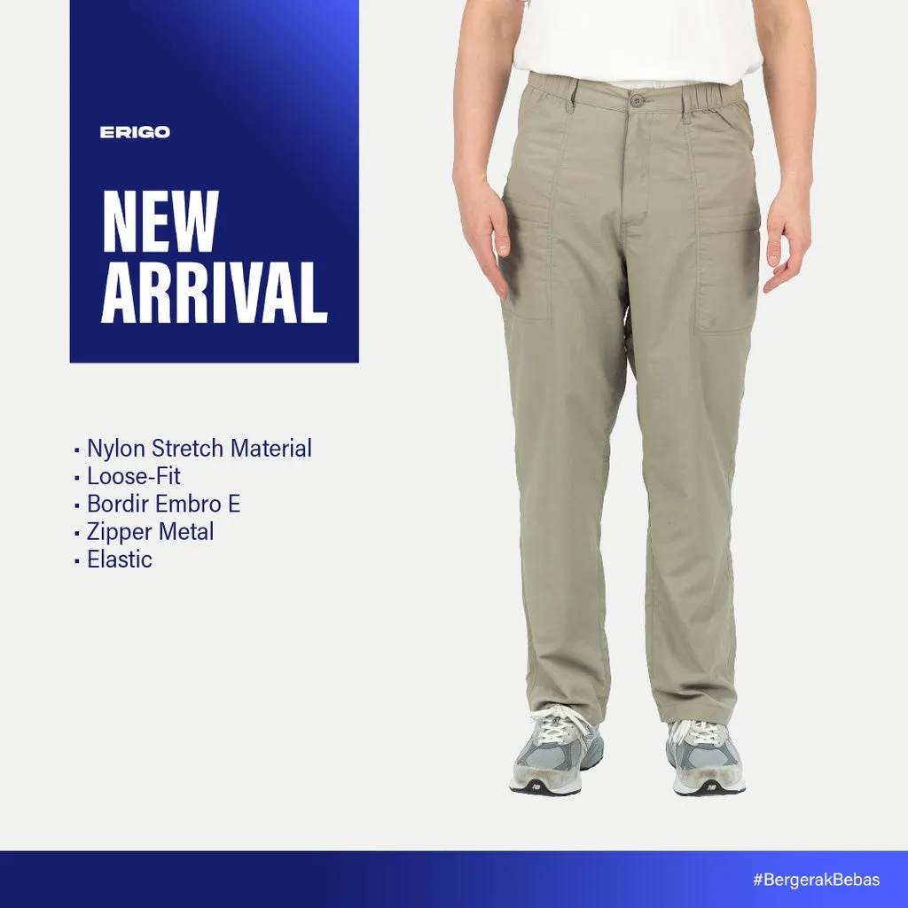 Erigo Cargo Pants Ut Selkie Oyster Grey - Celana Panjang Cargo Unisex sold by Erigo