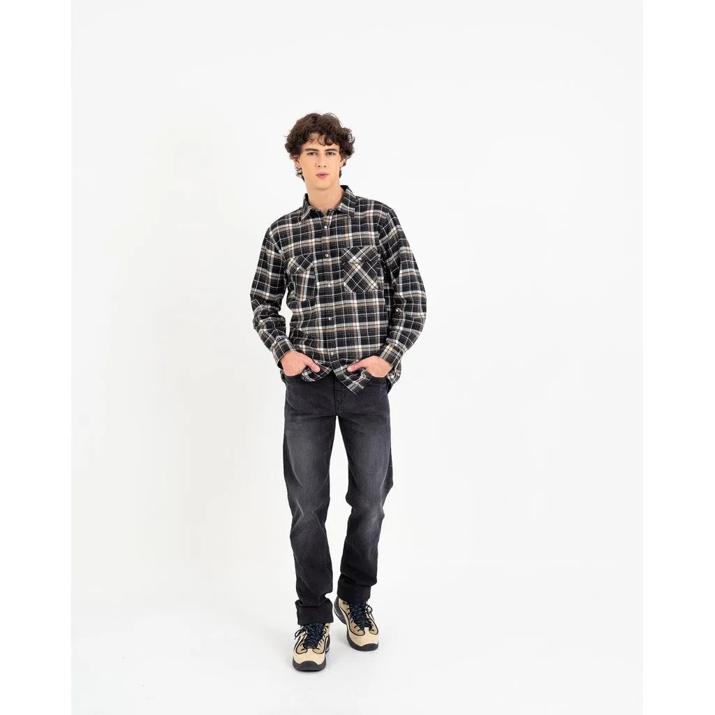 Erigo Flannel Shirt Noraiz Black Unisex sold by Erigo product image thumbnail 4