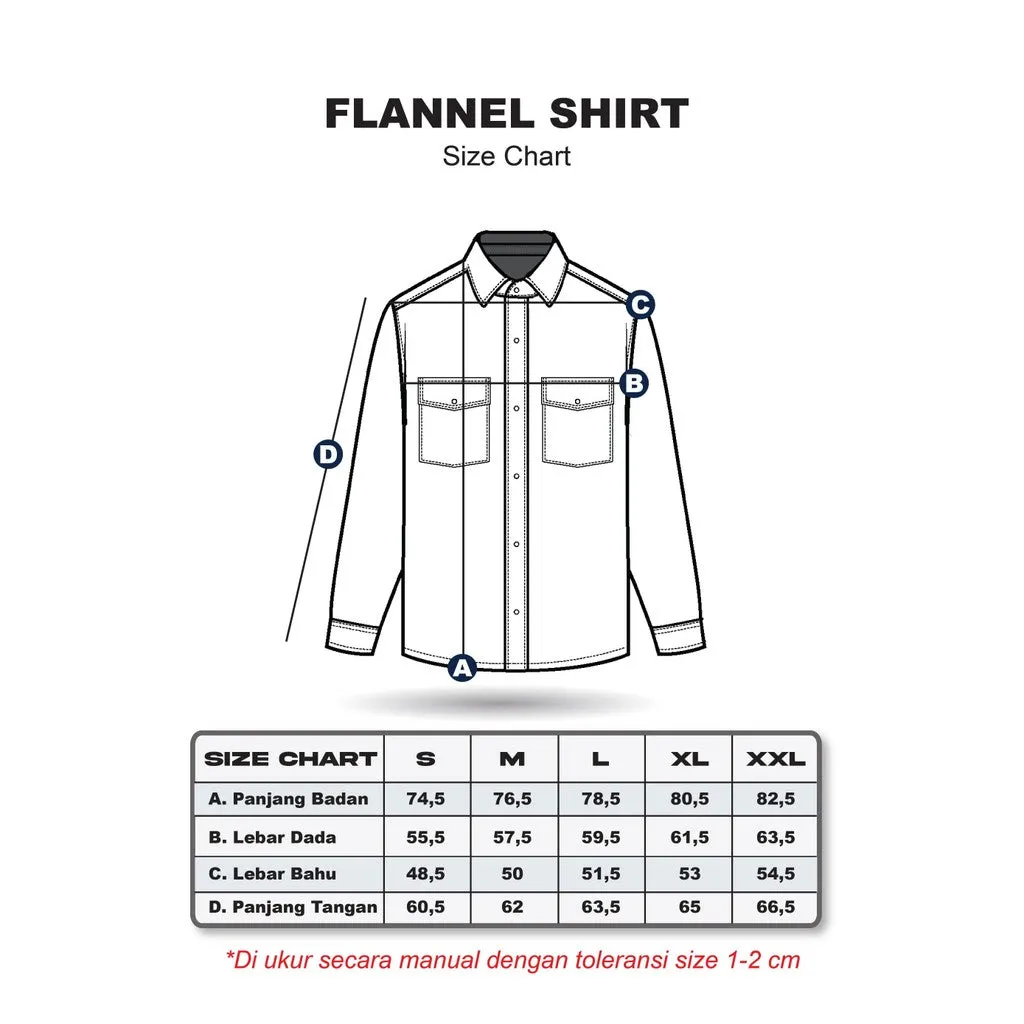 Erigo Flannel Shirt Noraiz Black Unisex sold by Erigo product image thumbnail 5