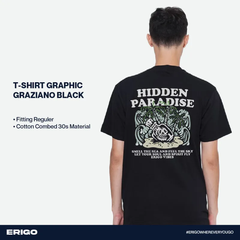 Erigo T-Shirt Graphic Graziano Black sold by Erigo