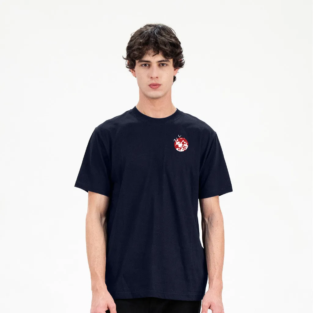 Erigo T-Shirt Ushijama Navy - Kaos Unisex sold by Erigo product image thumbnail 3