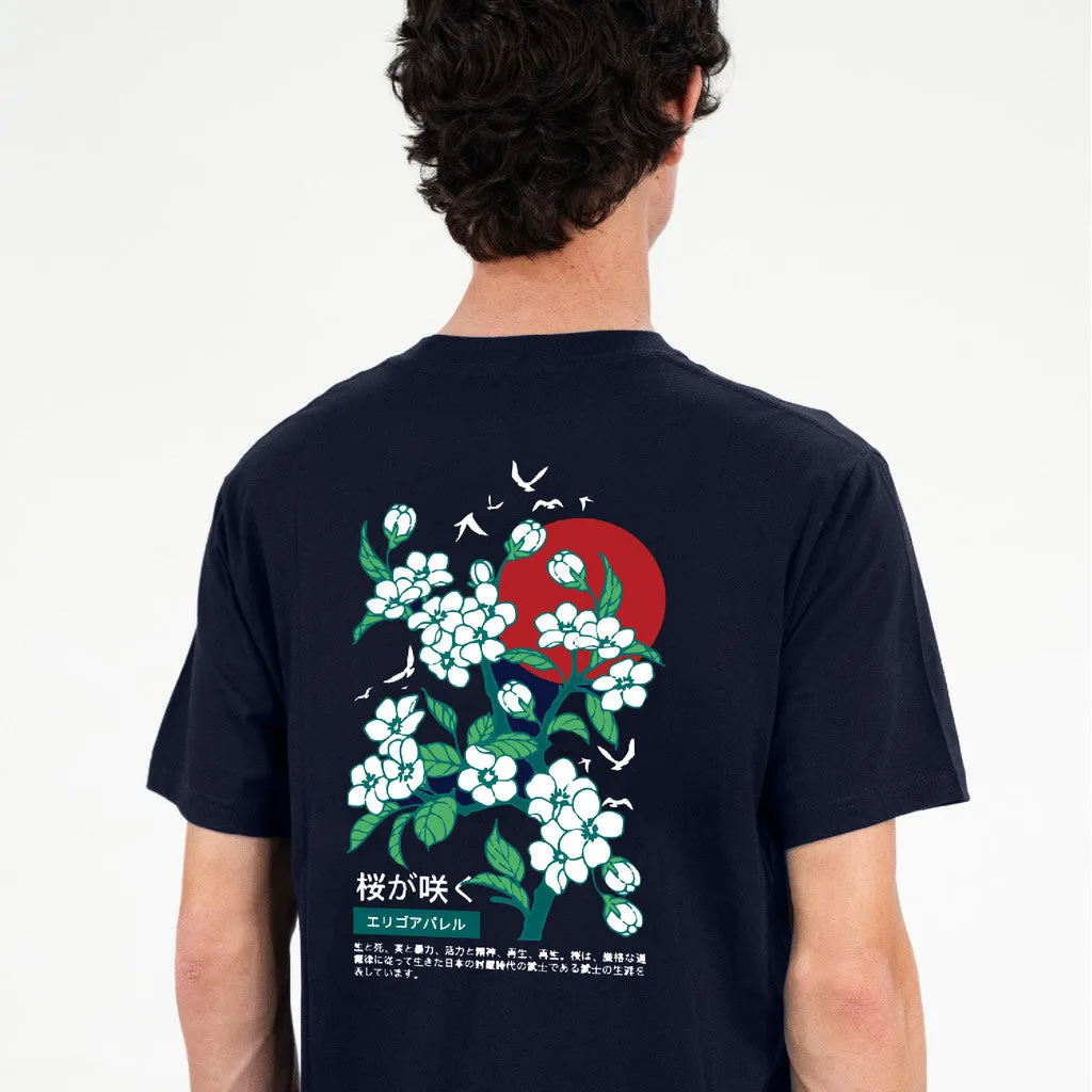 Erigo T-Shirt Ushijama Navy - Kaos Unisex sold by Erigo product image thumbnail 2