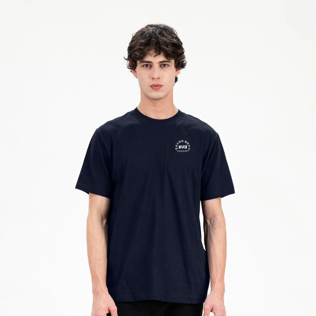 Erigo T-Shirt Umeda Navy - Kaos Unisex sold by Erigo product image thumbnail 4