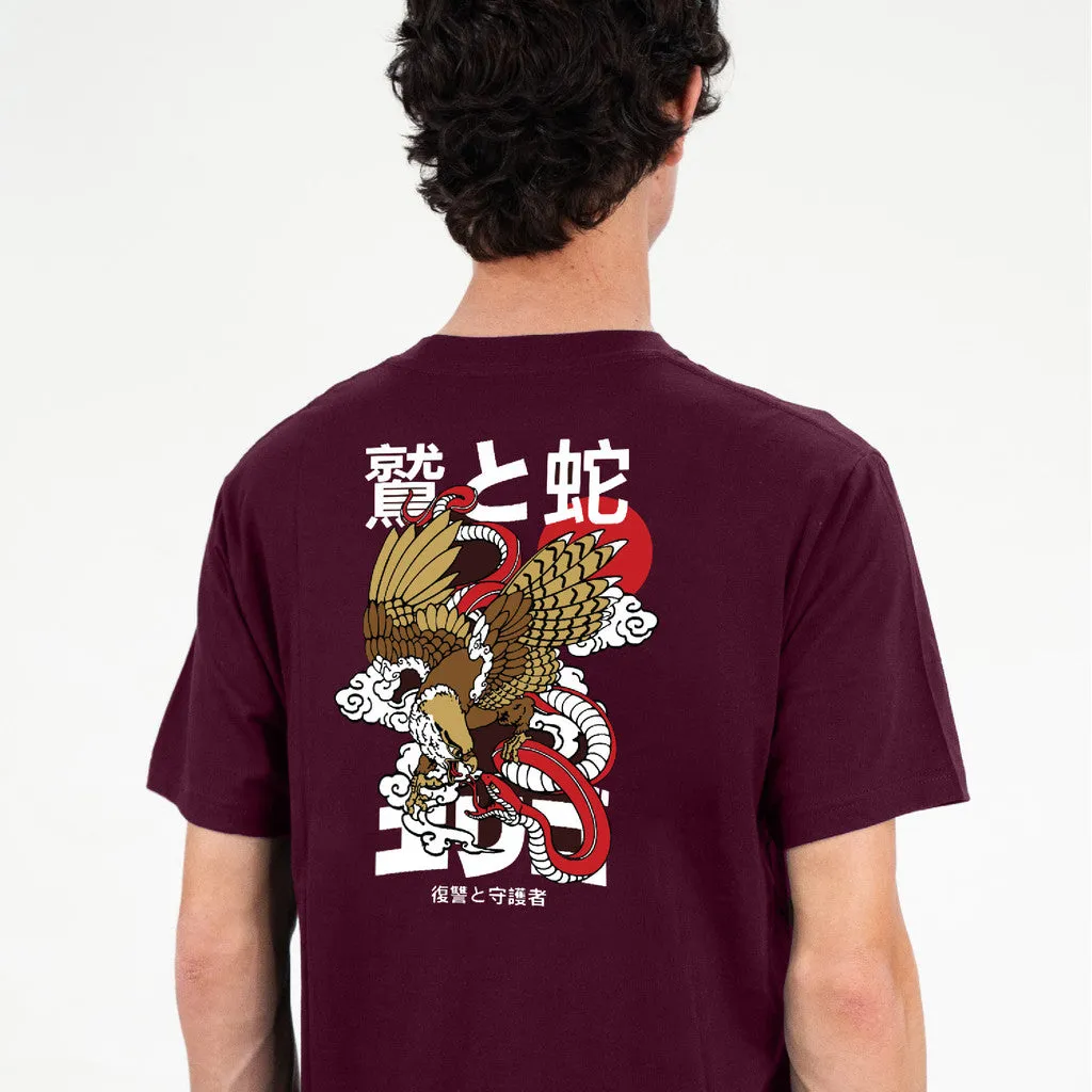 Erigo T-Shirt Umano Maroon - Kaos Unisex sold by Erigo product image thumbnail 2