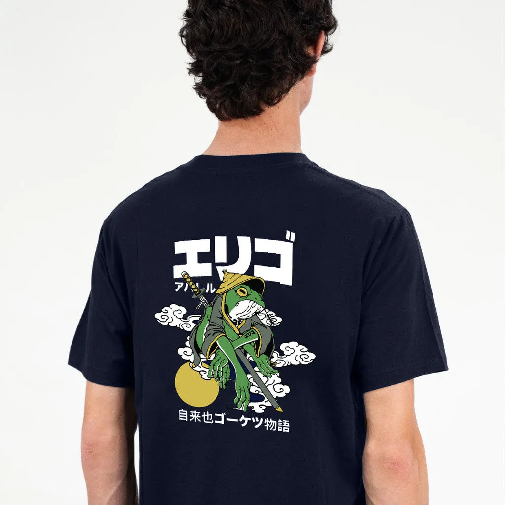 Erigo T-Shirt Utagawa Navy - Kaos Unisex sold by Erigo product image thumbnail 2