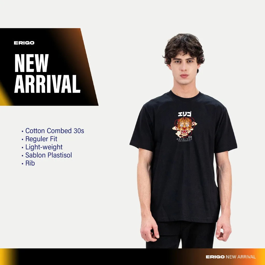 Erigo T-Shirt Uemura Black - Kaos Unisex sold by Erigo product image thumbnail 5