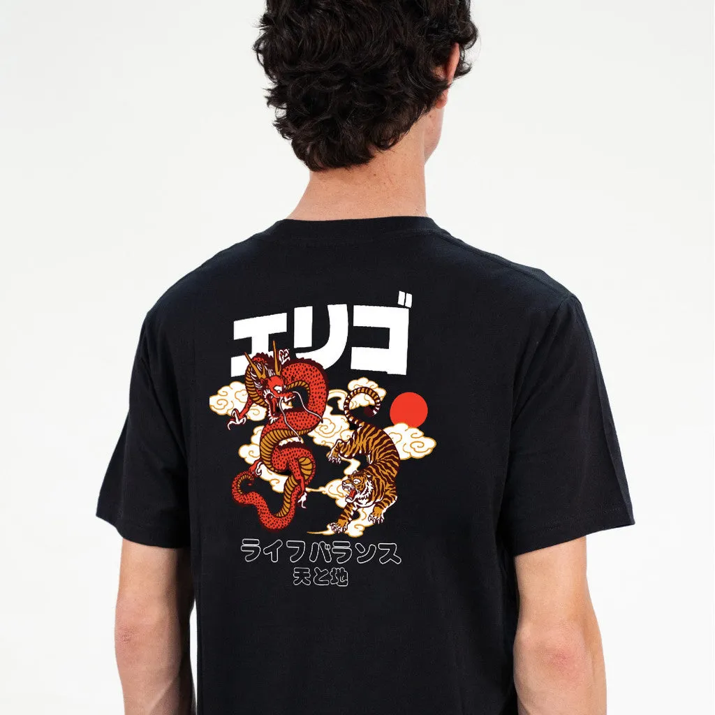 Erigo T-Shirt Uyama Black - Kaos Unisex sold by Erigo product image thumbnail 2