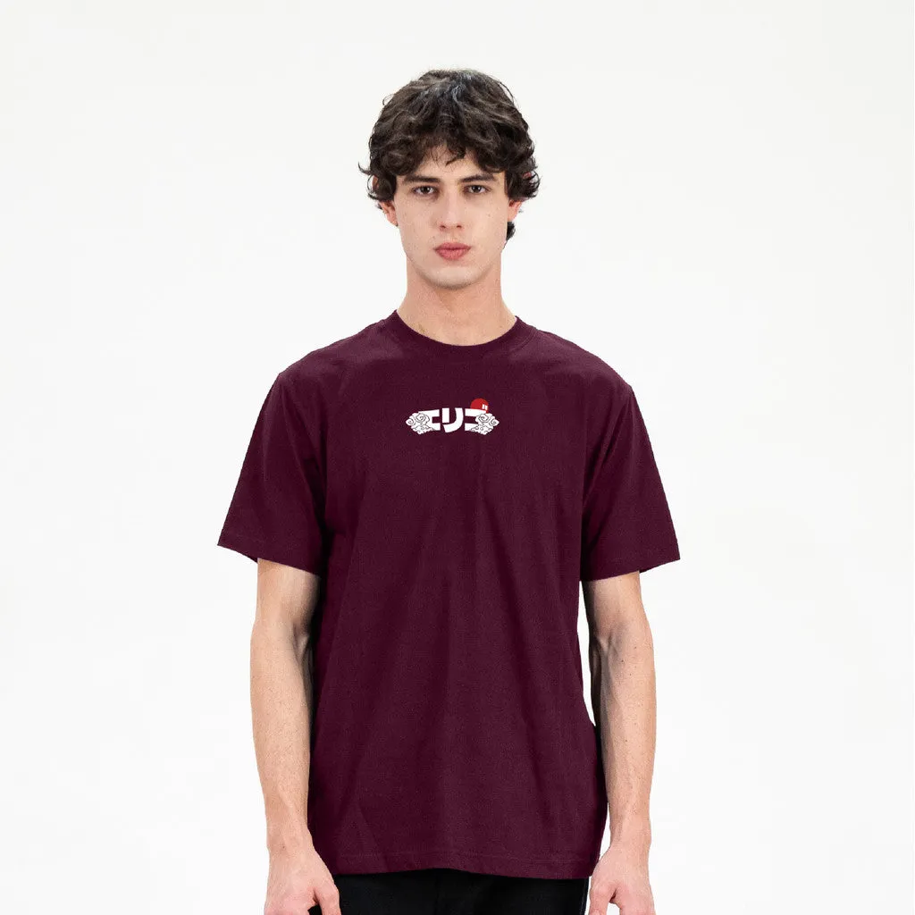 Erigo T-Shirt Umikawa Maroon - Kaos Unisex sold by Erigo product image thumbnail 4