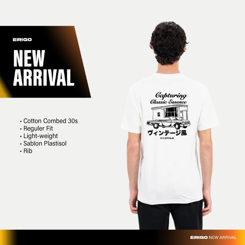 Erigo T-Shirt Ghalb White - Kaos Unisex sold by Erigo