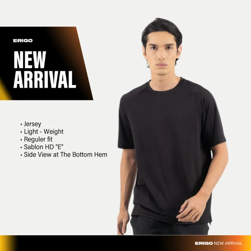 Erigo Active Tees Vizy Black - Kaos Jersey Unisex sold by Erigo