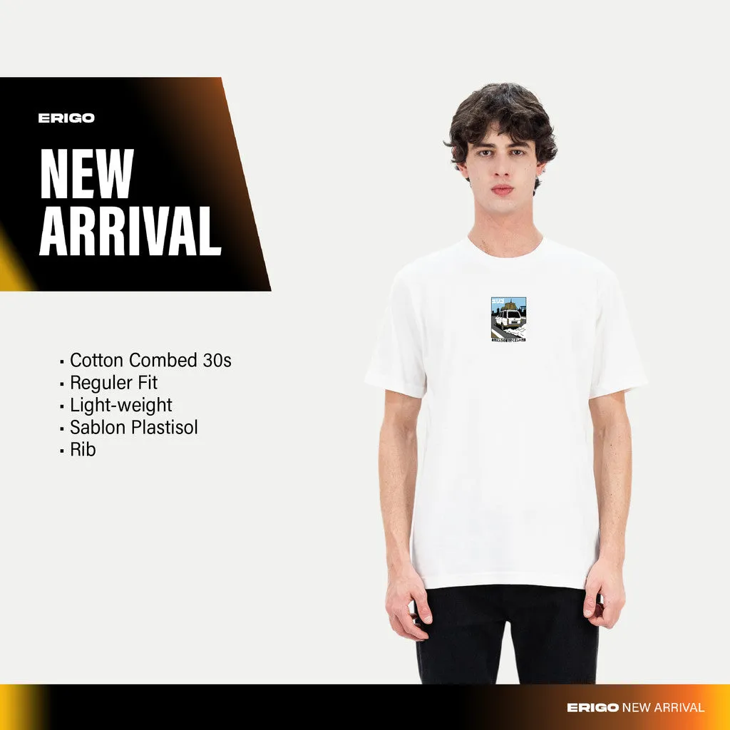 Erigo T-Shirt Gabriel White - Kaos Unisex sold by Erigo