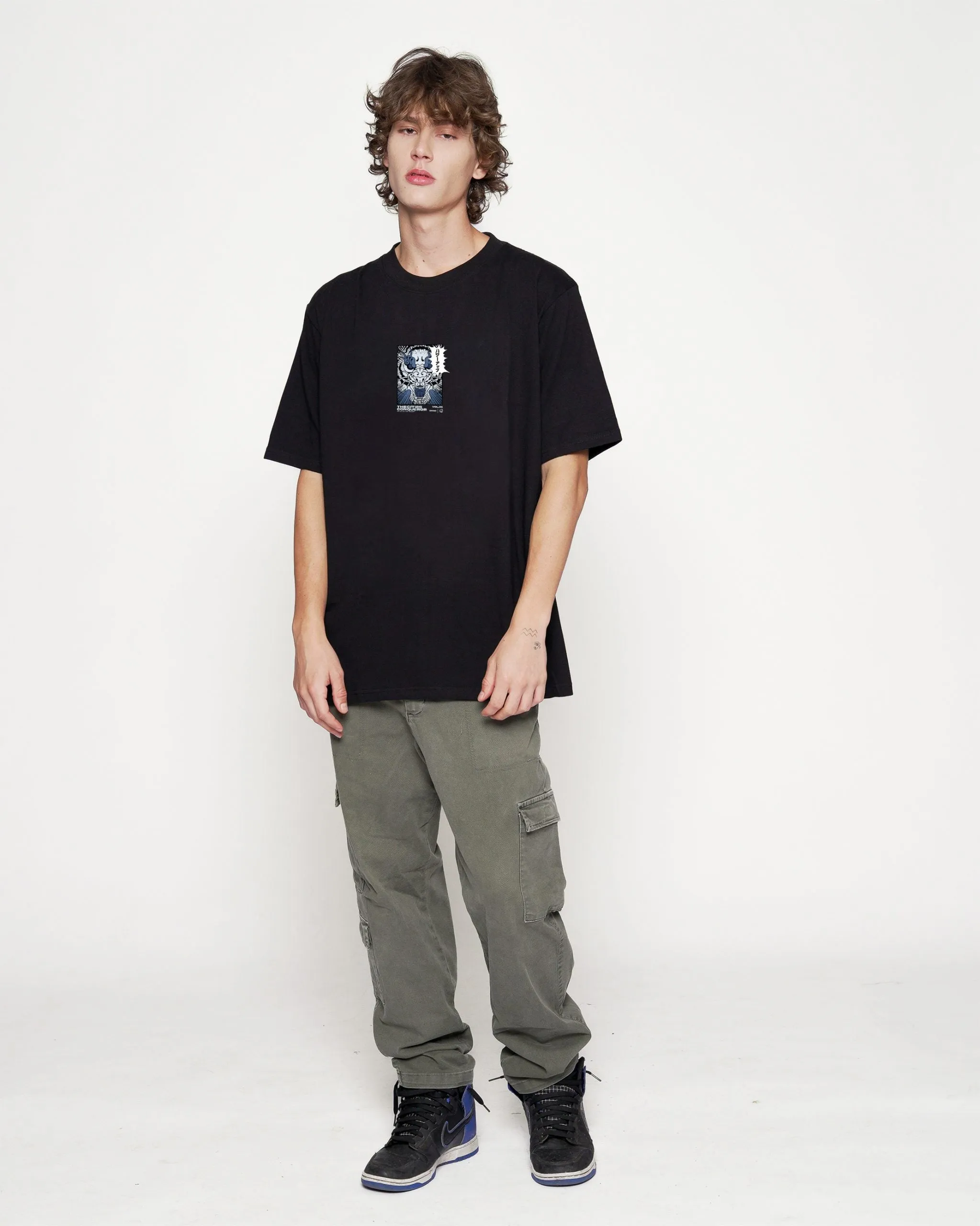 Erigo T-Shirt Oversize | Evos Roar Tiger Black Unisex Voucher Diamond sold by Erigo product image thumbnail 4