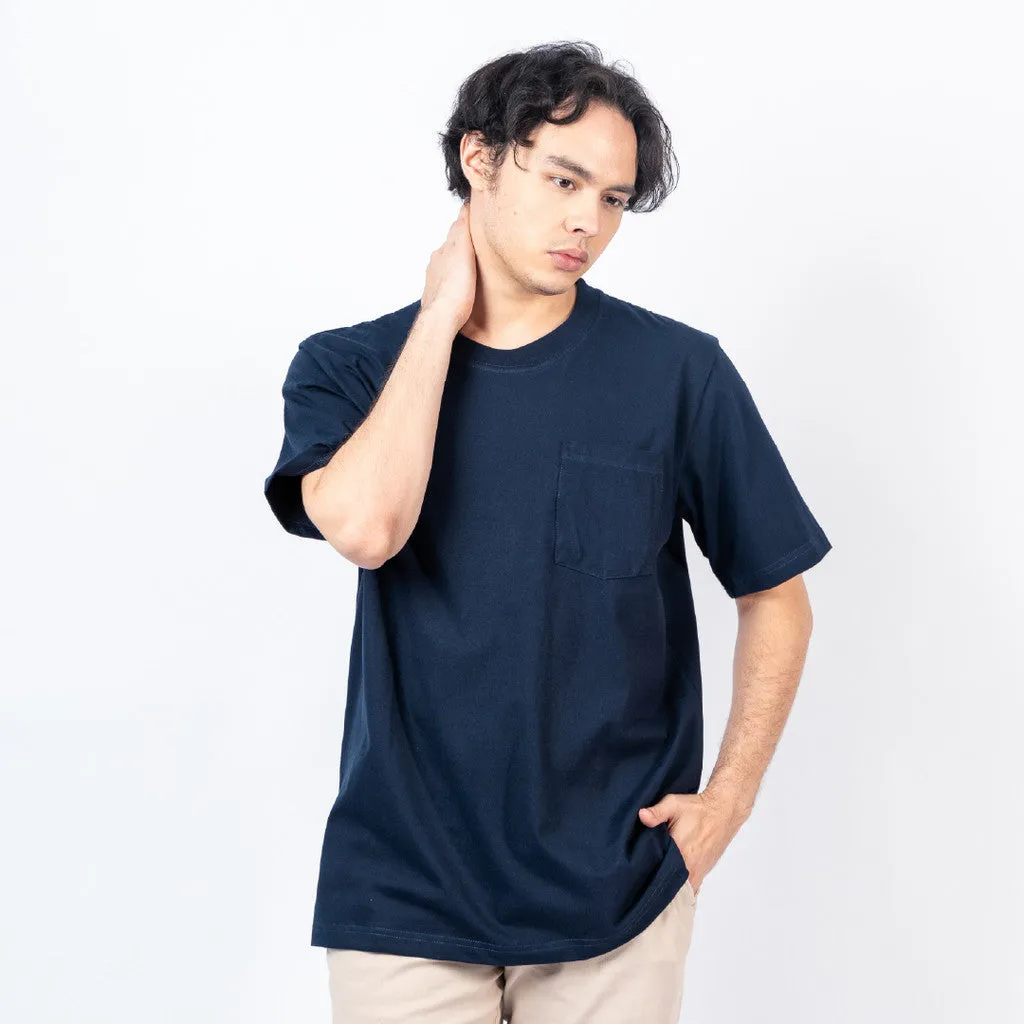 Erigo T-Shirt Oversize Pocket Kelwin Navy - Kaos Oversize Unisex sold by Erigo product image thumbnail 2