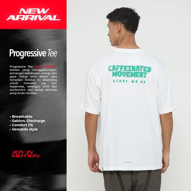 Erigo Progressive Tee The Mota White - Kaos Unisex sold by Erigo