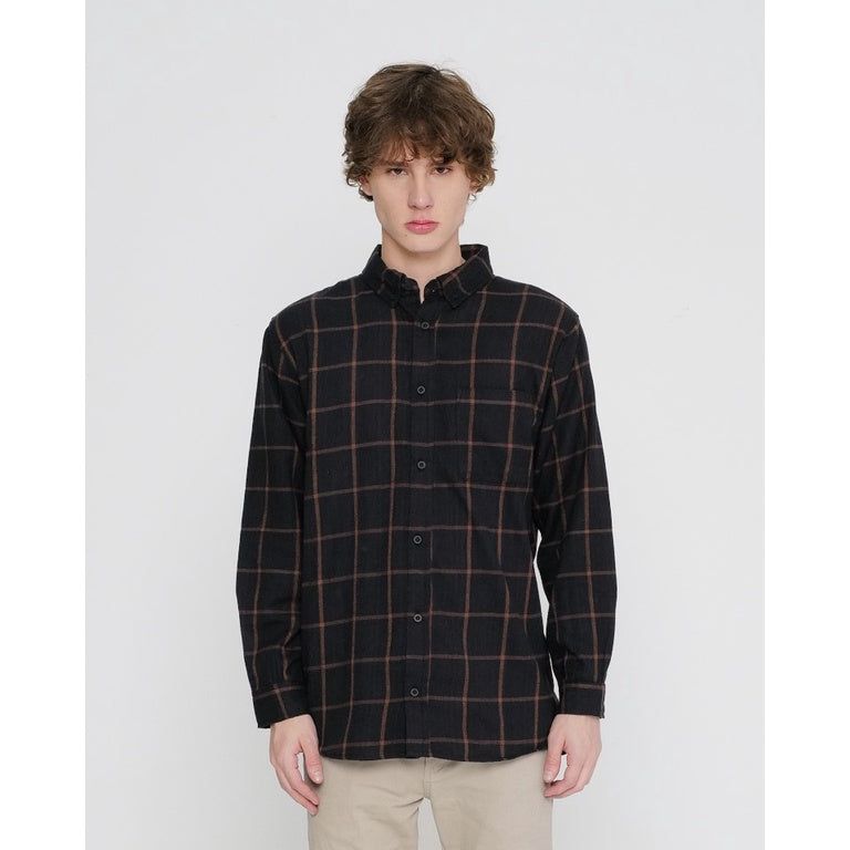 Erigo Flannel Cendric Black sold by Erigo