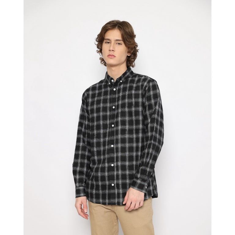 Erigo Flannel Ryscfo Black sold by Erigo