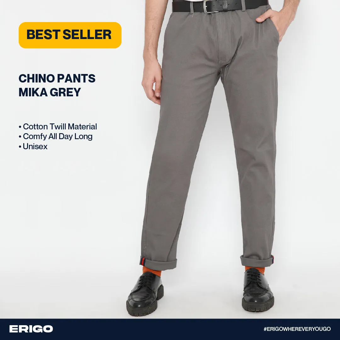 Erigo Chino Pants Mika Grey sold by Erigo