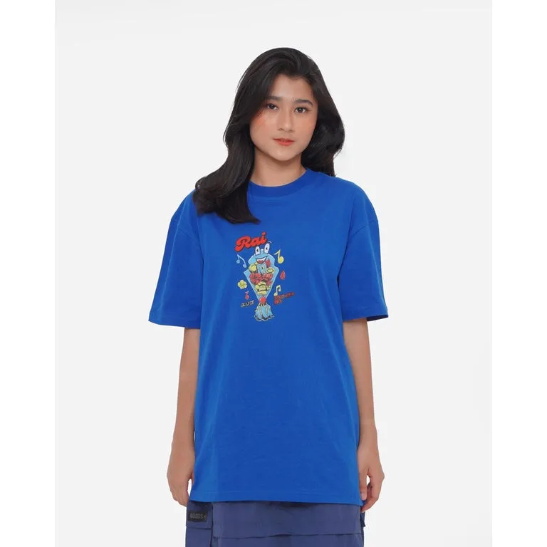 Erigo T-Shirt Oversize | JKT48 Raisha Blue sold by Erigo
