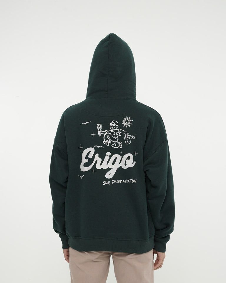 Erigo Hoodie Sun And Fun Emerald sold by Erigo
