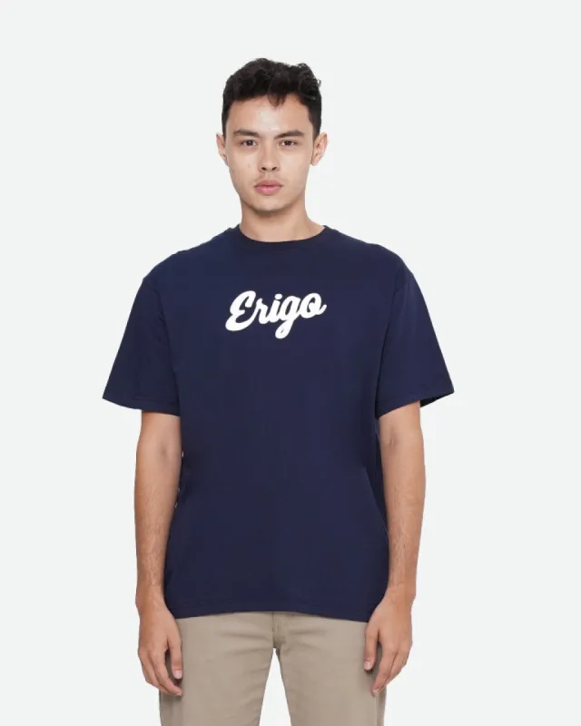 Erigo T-Shirt Basic Navy White Unisex sold by Erigo
