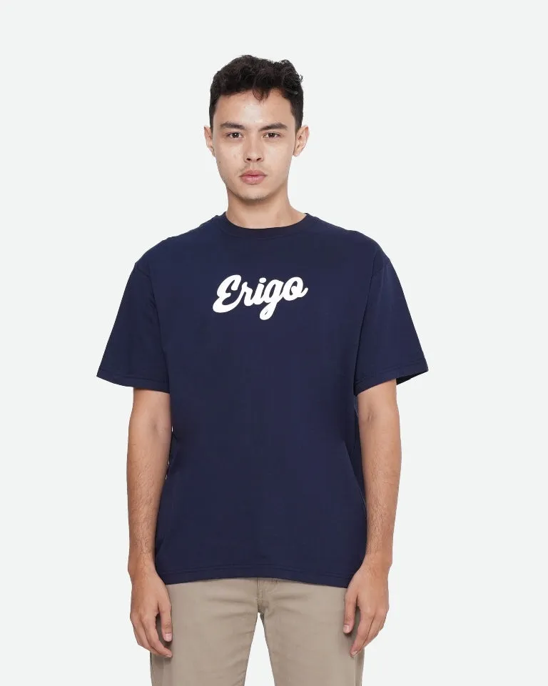 Erigo T-Shirt Basic Navy White Unisex sold by Erigo