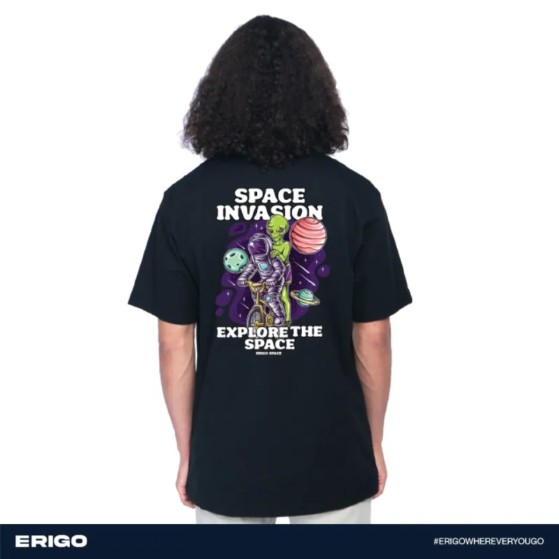 Erigo T-Shirt Oversize Graphic Series Trevord Black sold by Erigo