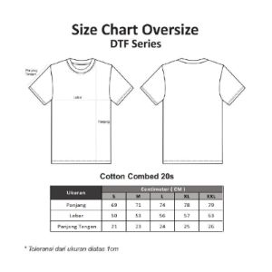 Erigo T-shirt Oversize DTF Series Aito Black sold by Erigo