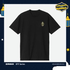 Erigo T-shirt Oversize DTF Series Aito Black sold by Erigo