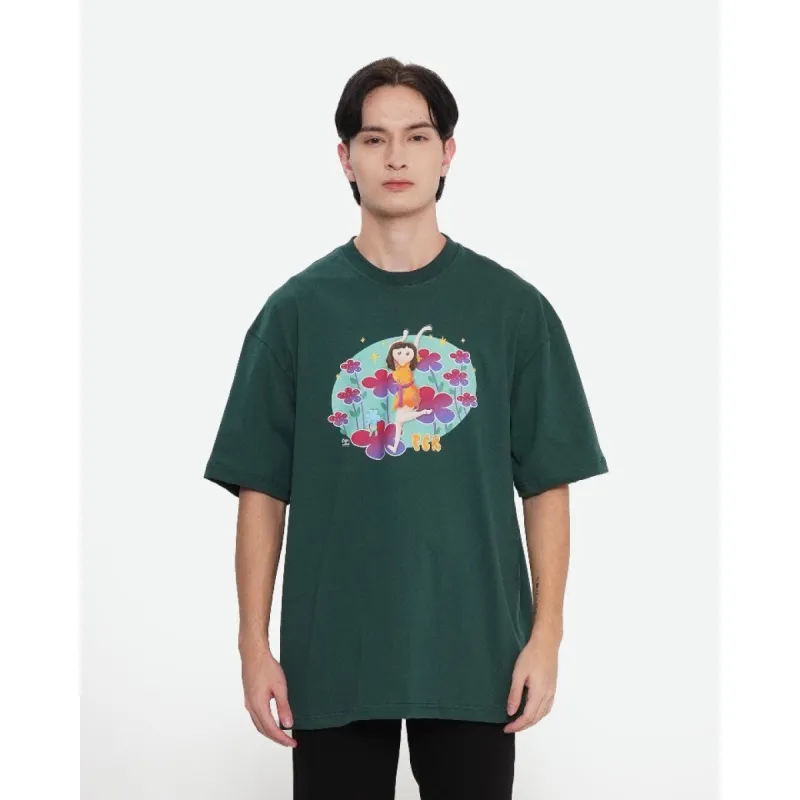 Erigo T-Shirt Flora JKT48 Discovey Green By Nadia Diandra sold by Erigo