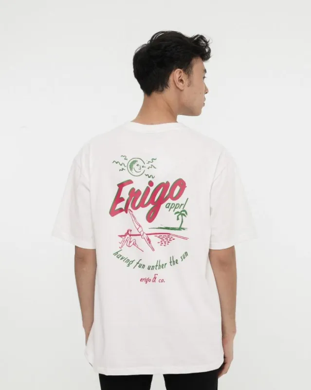 Erigo T-Shirt Oversize Having Summer White made by Erigo