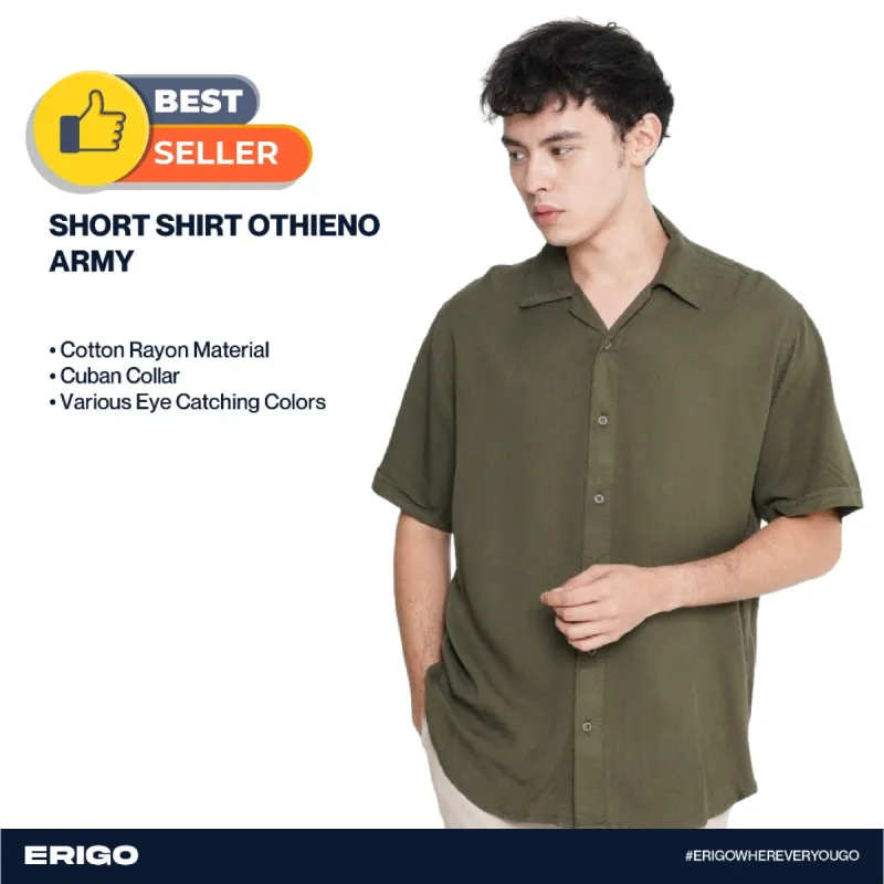 Erigo Short Shirt Othieno Army Unisex sold by Erigo